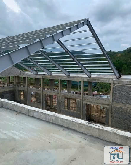 Thi công lắp dựng nhà khung thép - Hộ Kinh Doanh Cửa Hàng Kinh Doanh Dịch Vụ Thành Lợi